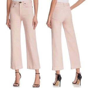 Rag & Bone Pink Wide Leg Jeans